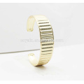 Fashion 316L Stainless Steel Gold Cuff Bangle 2016